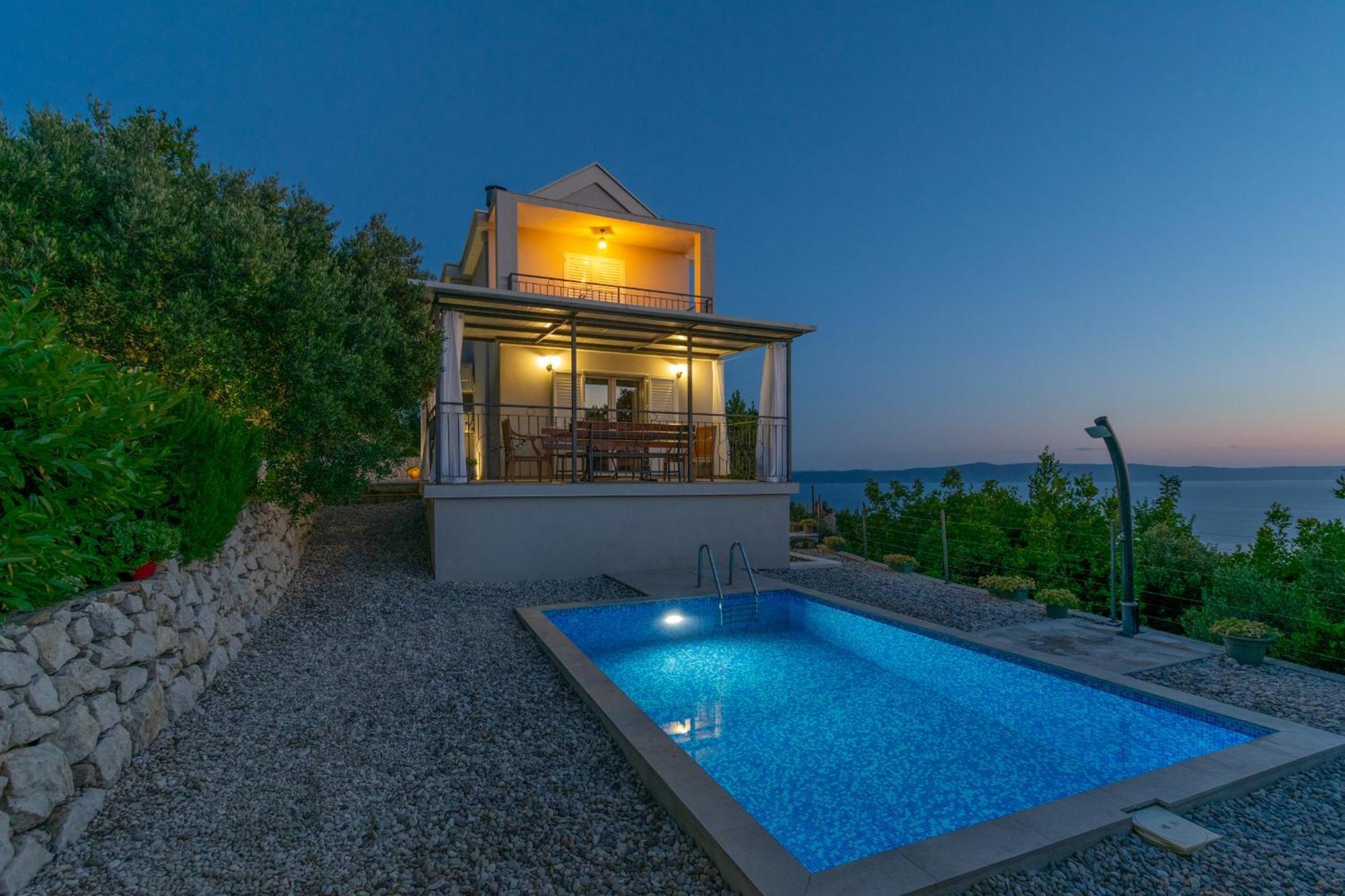 Villa With Sea View Podgora Extérieur photo